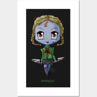 Chibi zombie Posters and Art